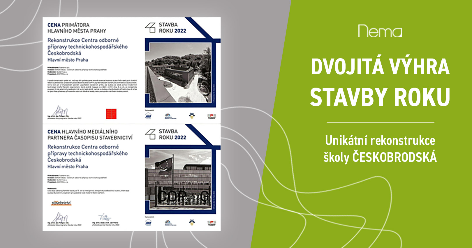 Dvě významná ocenění pro školu Českobrodská