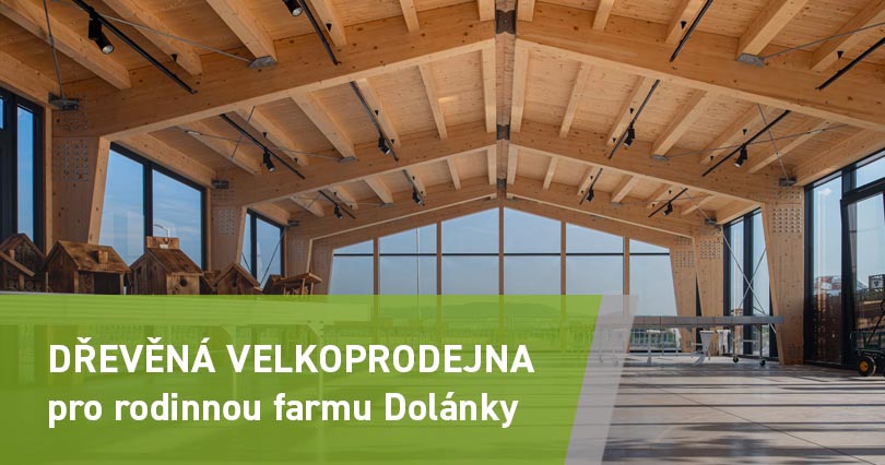 Nádherná dřevěná velkoprodejna pro rodinnou farmu.