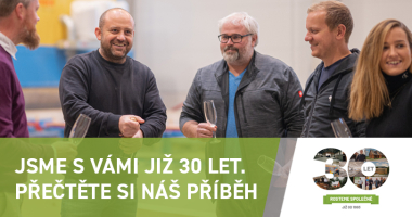 Děkujeme, že jste tu s námi již 30 let.