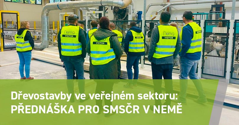 Návštěva SMSČR v Nemě: Představujeme využití dřeva ve veřejném sektoru