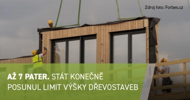 Až 7 pater! Stát konečně posunul limit výšky dřevostaveb