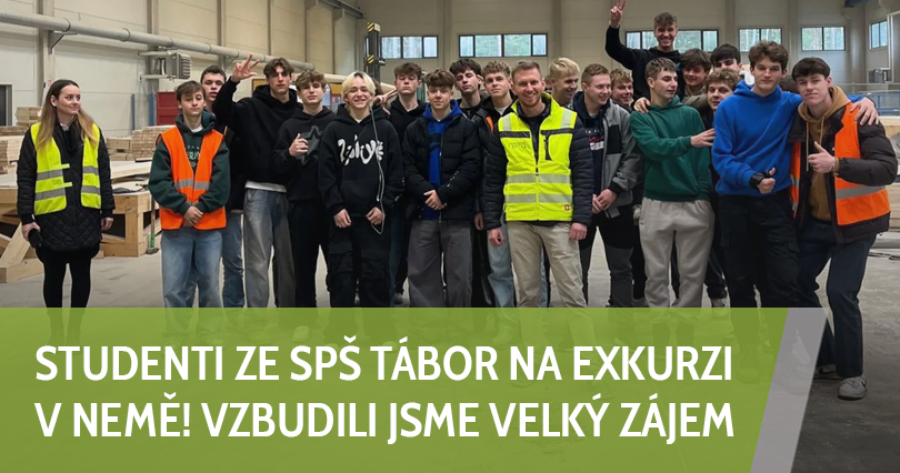  Studenti ze SPŠ Tábor na exkurzi v Nemě! Vzbudili jsme velký zájem