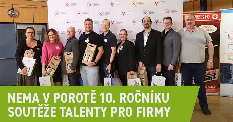  Nema v porotě 10. ročníku soutěže Talenty pro firmy